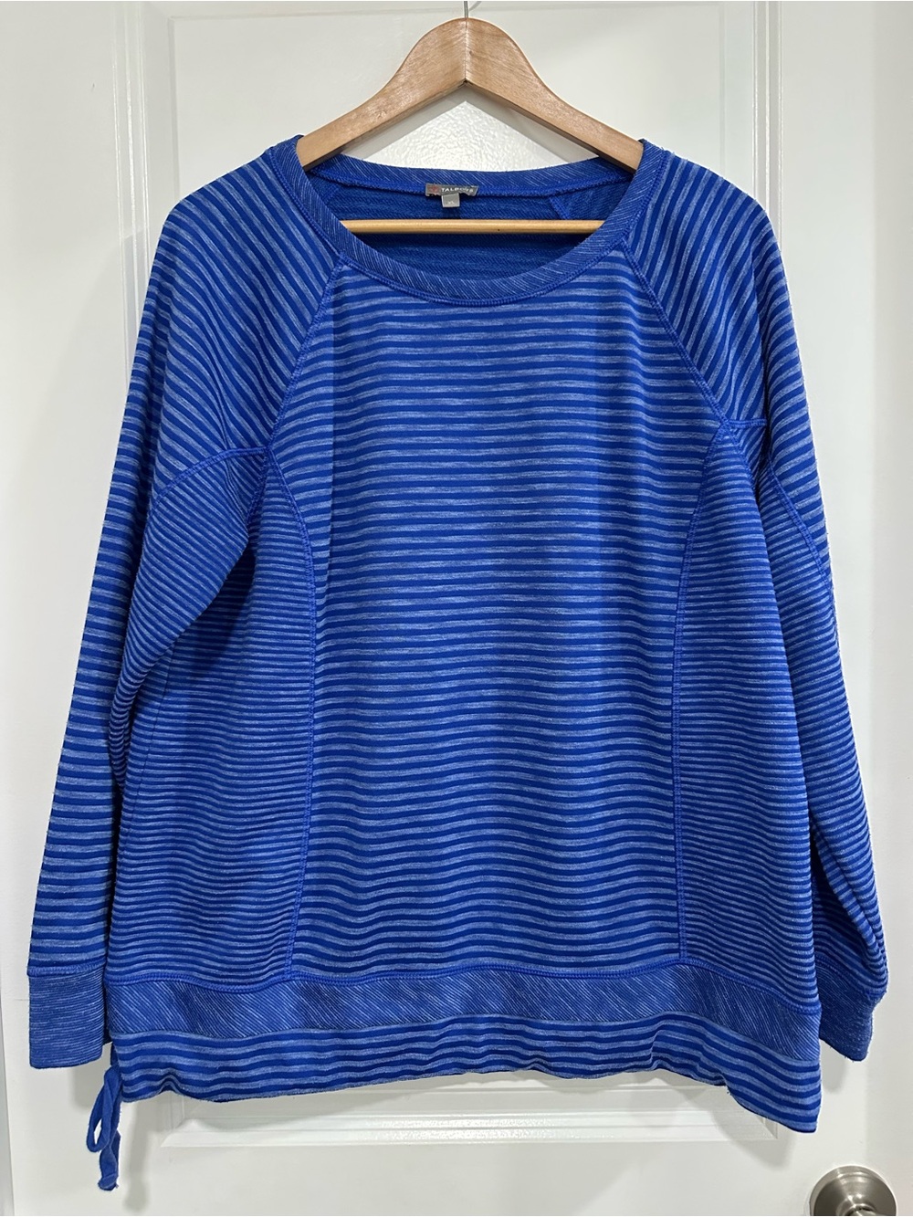 Talbots Royal Blue Striped Long Sleeve Top Women’s XL